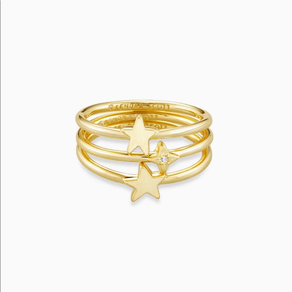 NWT Kendra Scott Jae Star ring set 🌟